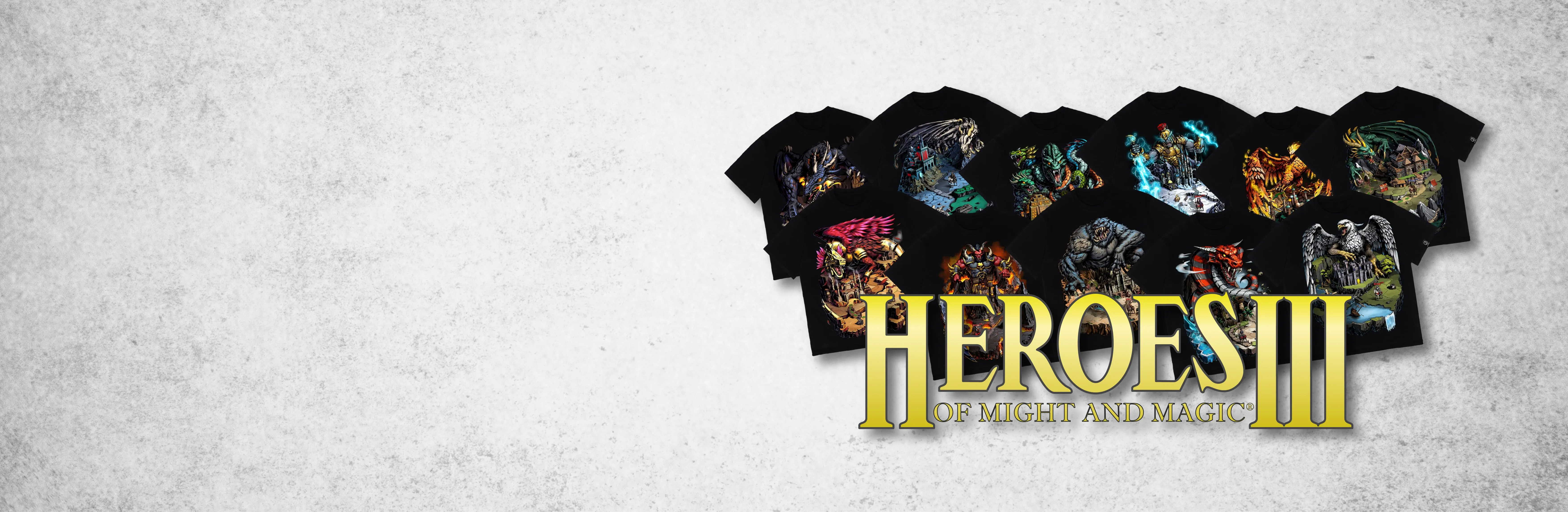 Deadbrush — футболки с принтами Heroes of Might and Magic III